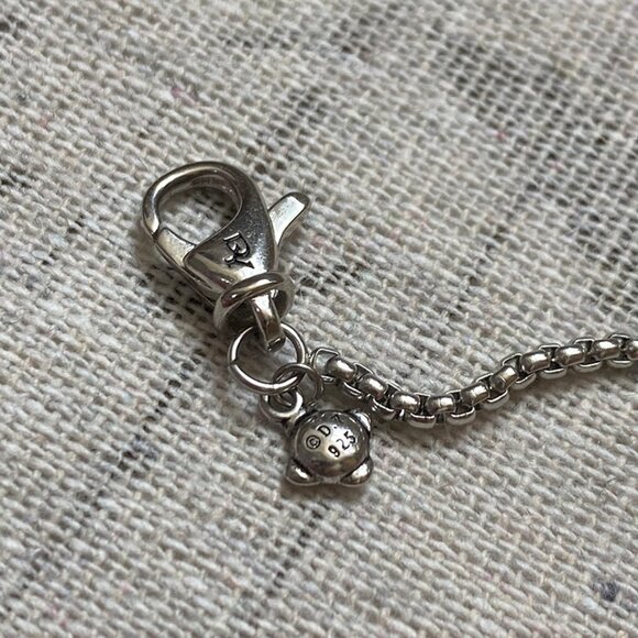 David Yurman Silver And Diamond Necklace - Picture 4 of 7